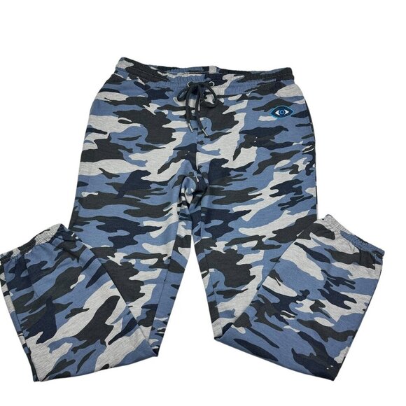 Sofia Vegara Evil Eye Blue/Gray Camo Jogger/Sweatshirt Set Women's Size Medium - Picture 10 of 13